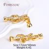 18K Gold Plated Connector Clasps For Bracelets Necklaces Making,Clasps For Jewelry DIY Accessories,End Clasp