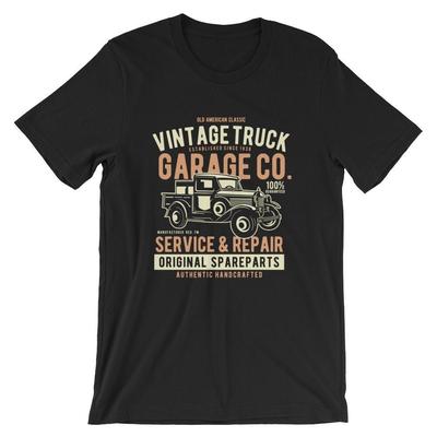 Maglietta Camion Vintage. T-shirt premium 100% cotone NUOVA