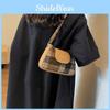 Fashionable Woolen Small Square Bag 2023 Winter New Simple Popular Shoulder Bag