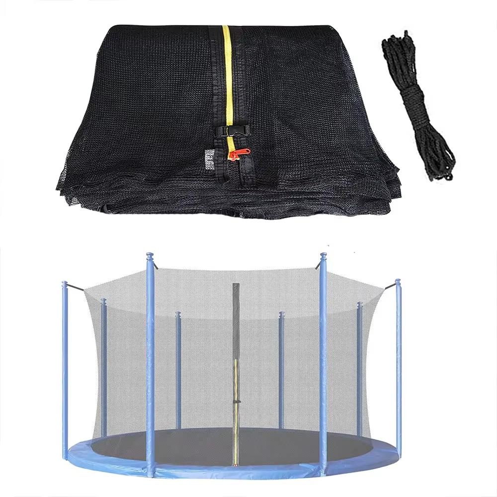 Fit 6/8/10Feet 6/8 Poles Trampoline Protective Net Nylon Trampoline for Kids Children Jumping Pad Safety Net Protection Guard