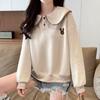 Navava Women Lovely Big Collar Rabbit Sweatshirt Nt1950 2colors 4sizes