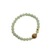 Hetian Jade & Agarwood Beaded Silver Bracelet