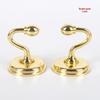 2PCS Metal Curtain Holdback Wall Tie Back Hooks Zinc Alloy Hanger Holder Multi-Purpose Hanging Hook Window Curtain Holder