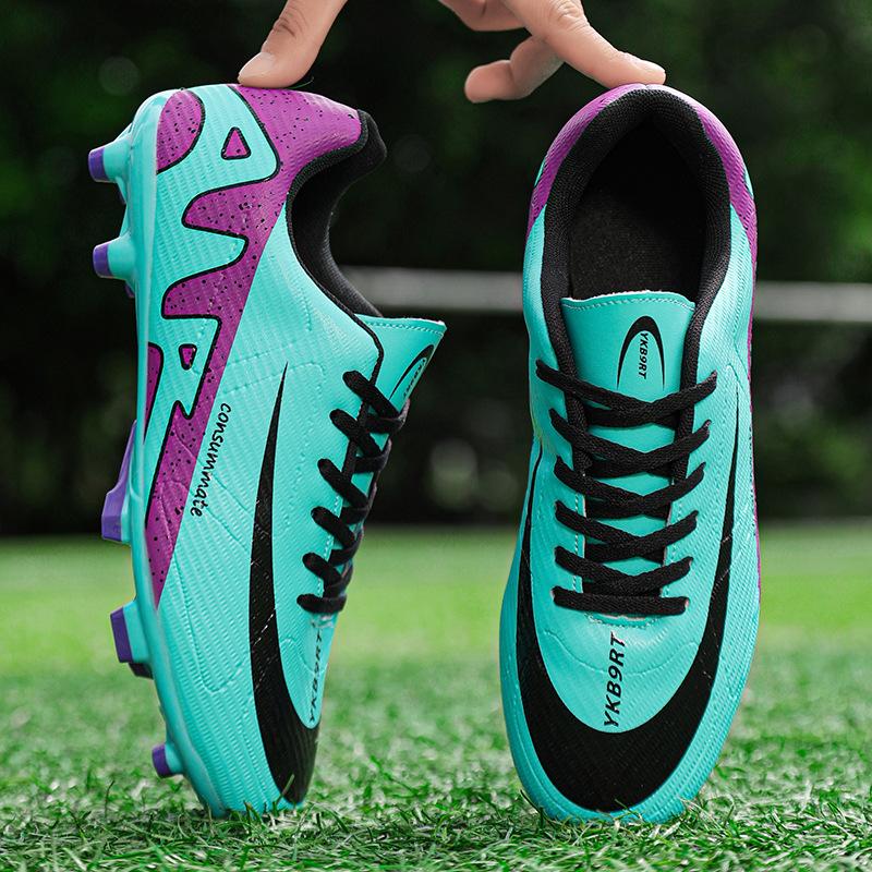 New football shoes World Cup men's AG spikes adult lawn student game training non-slip professional sneakers