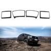Imitaiton Carbon Fiber Front Air Outlet Frame Cover Trim Car Interior Decorative for Ford RANGER T6 T7 T8 Everest 2015-2020