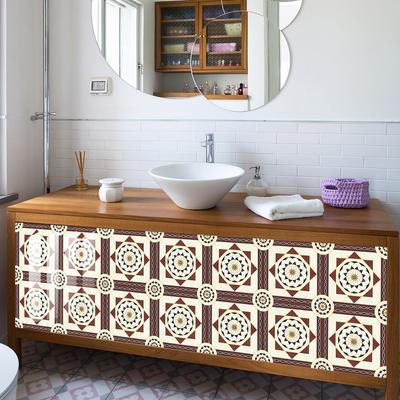 Modern Minimalist Tile Kitchen Living Room Renovation Tile Sticker Decorative Self-Adhesive Waterproof Crystal Hard Wall Sticker