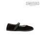 Drogheria Crivellini Cotton Velvet Mary Jane Flats_Green Collar