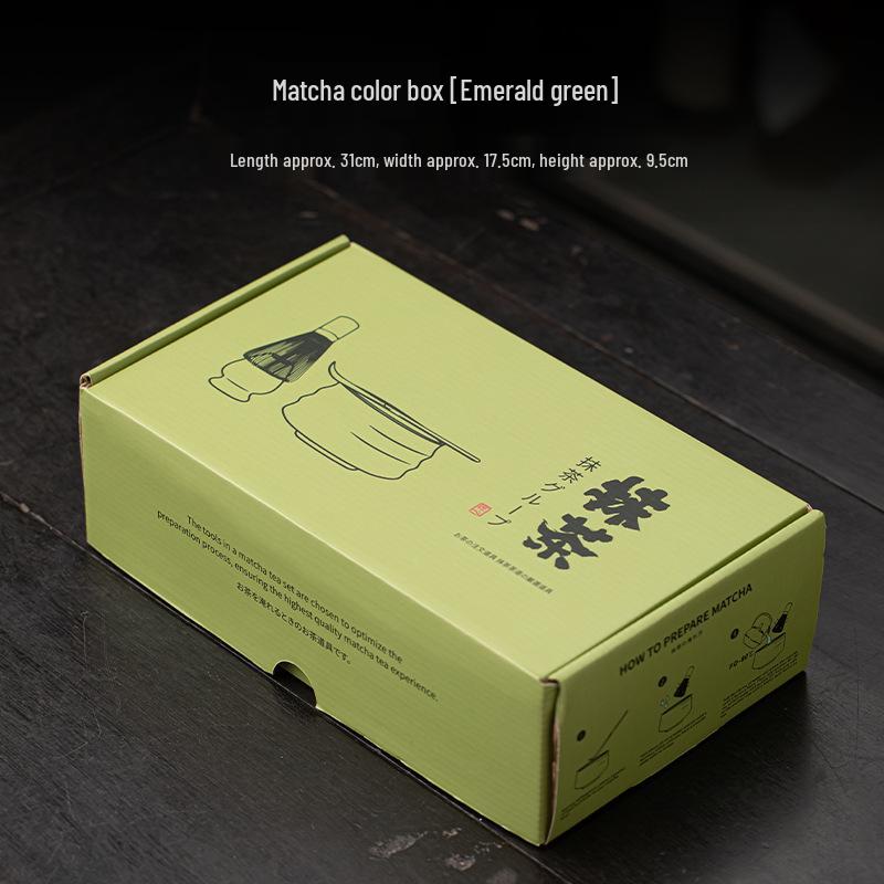 Song Dynasty Ceramic Matcha Set: Bowl, Whisk & Accessories