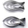 Professional 8PCs Nonrust Metal Fish Cookie Molds Safe Cookware Set For Pastry Chefs And Home Breadmakers J0MC