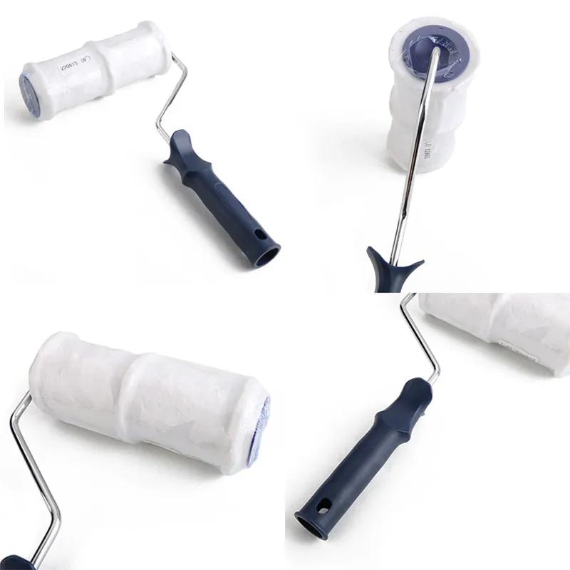 Imitation Brick Pattern DIY Art Paint Texture Rolling Flower Roll Paint Roller Tool Brick Embossing Roller for Wall Decoration