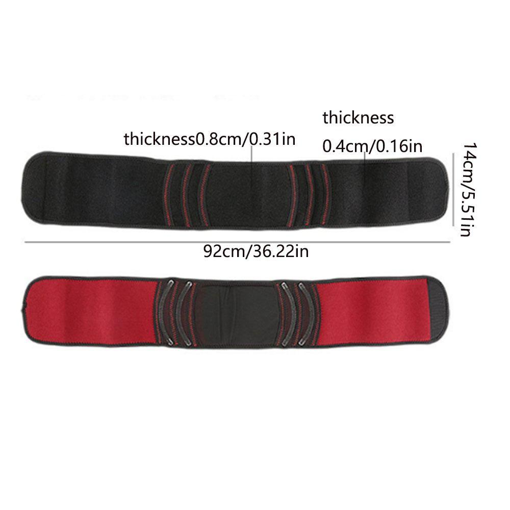 Auto-Lock System Weight Lifting Belt Arc-Shaped Spring Strip Weightlift Waist Support  Gym Training