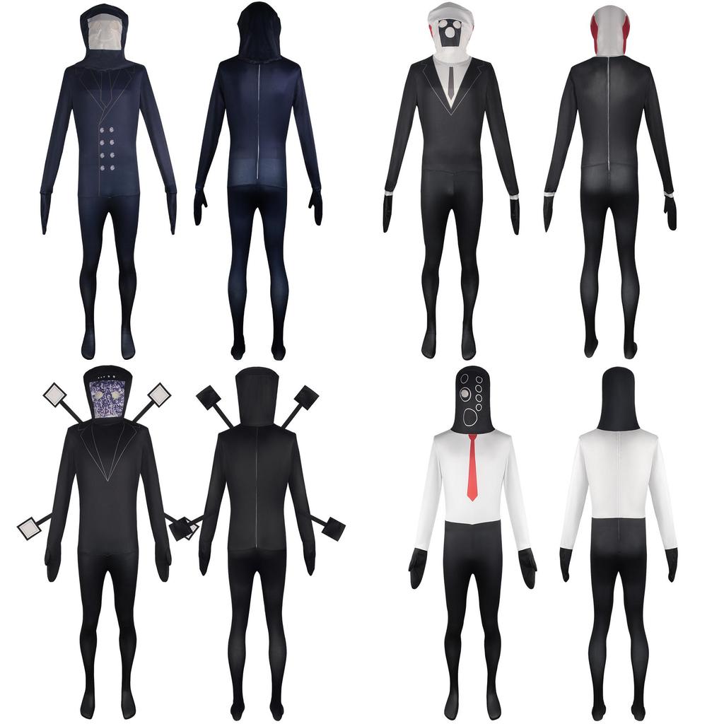 Skibidi Toilet Game Cosplay Jumpsuit Perfect For Halloween