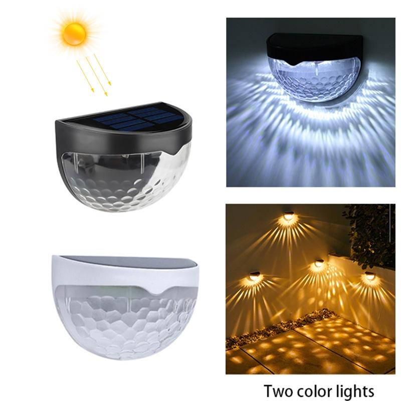 Solar Led Night Light For Outdoor Garden Wall Fence Decor Waterproof And Energy-efficient