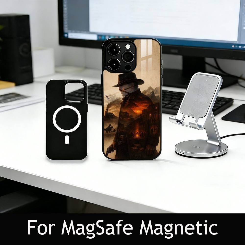 R-Red D-Dead R-Redemption 2 Phone Case For iPhone17,16,15,14,13,12,11 Plus,Pro Magnetic with Magsafe Wireless Charging