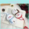 Snowman Plushie Pendant With Pp Cotton Filling For Bag Charm And Gift