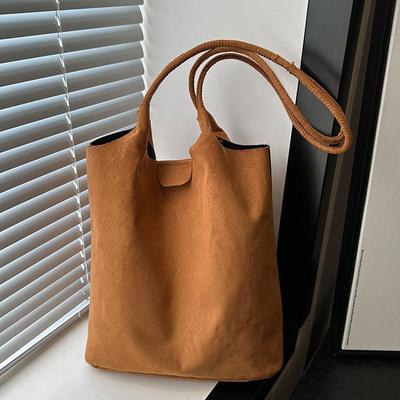Borsa a secchiello, Stile pigro, Borsa retrò da sottoascellare, Trendy, Alla moda, Borsa a tracolla singola semplice e casual