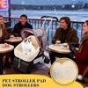 Haustier Kinderwagen Matte Winter Hund Katze Kinderwagen Kissen Matte Einlagen Magnetisch für Welpen Kätzchen Autofahrten Spaziergang Park Einkaufen Outdoor