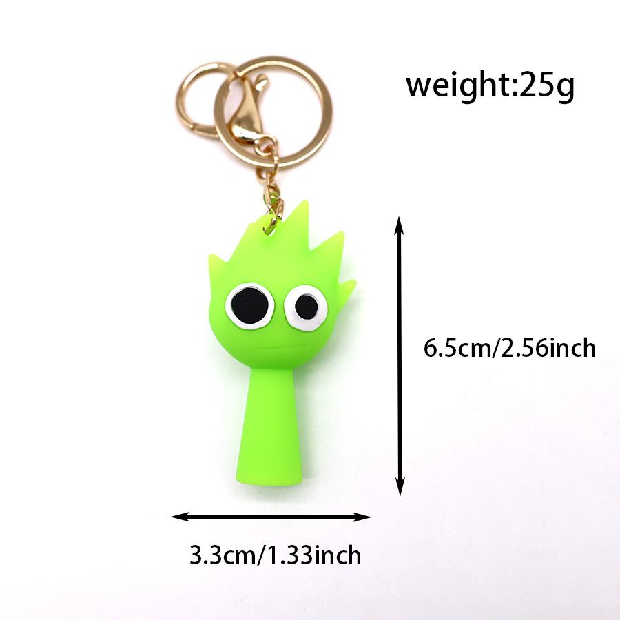 Brelok Rhythm Box Sprunki Ręcznie robiony Wisiorek Lalka Model Peryferyjny do Gry Brelok Wisząca Biżuteria Rhythm Box Ręcznie robiony