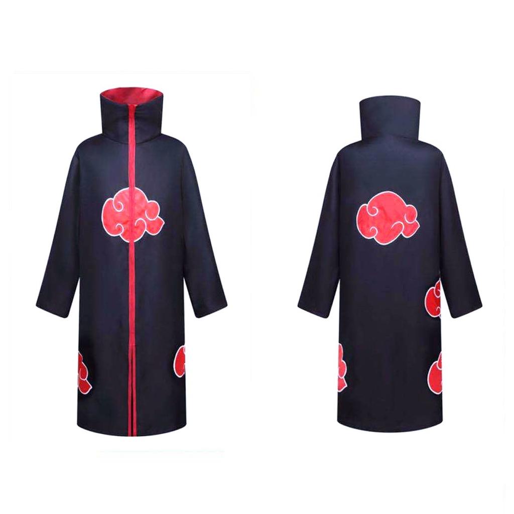 N-02 Naruto Akatsuki Sasuke Team Taka Kapuzen Mantel Umhang Cosplay Kostüm