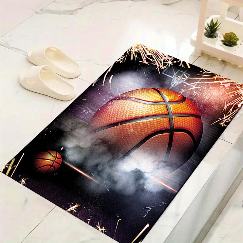 Basketball Soccer Carpet Rug for Living Room Bedroom Home Sofa Decoration,Kids Play Non-slip Floor Mat