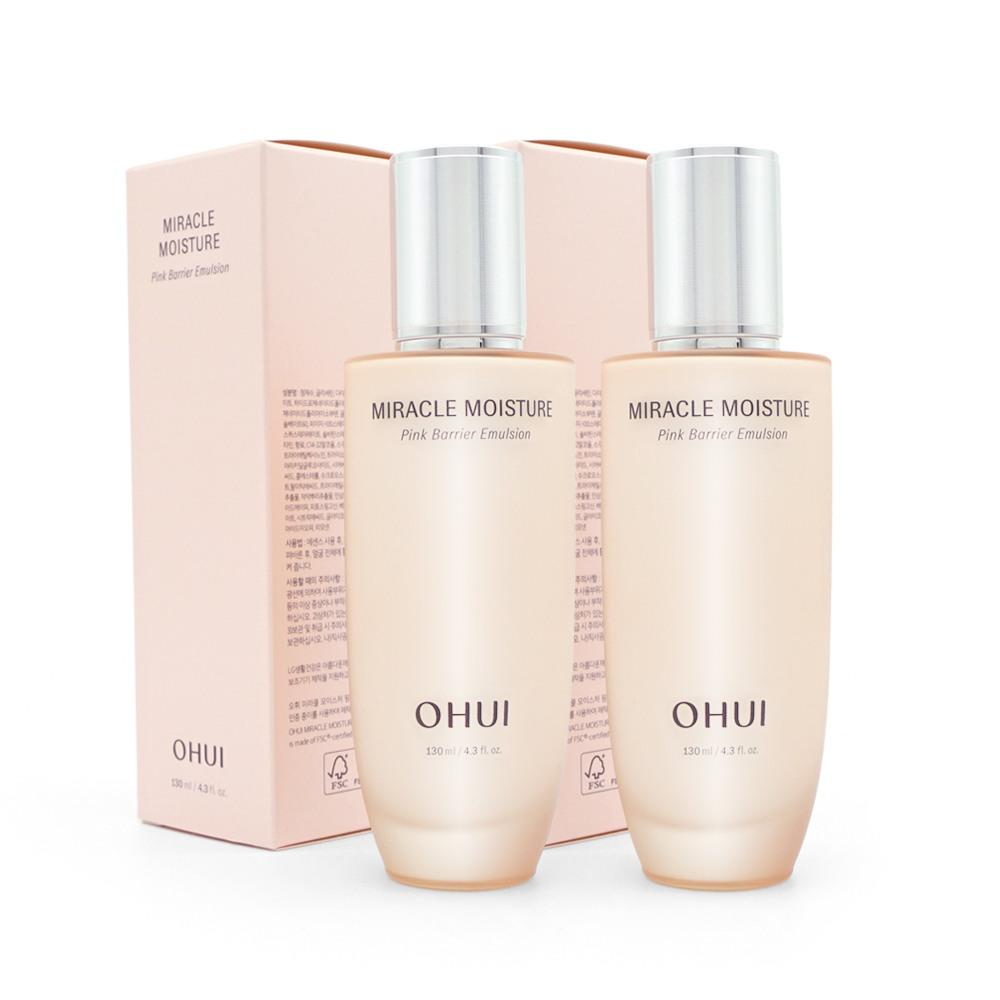 Ohui Miracle Moisture Pink Barrier Emulsion 130ml x 2 Y