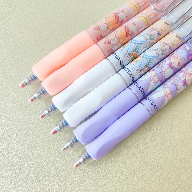 Crystal Blue Erasable Gel Pen: Metal Clip, Press-to-Erase, Triangular Grip, 0.5mm Bullet Tip for Correct Hand Posture.