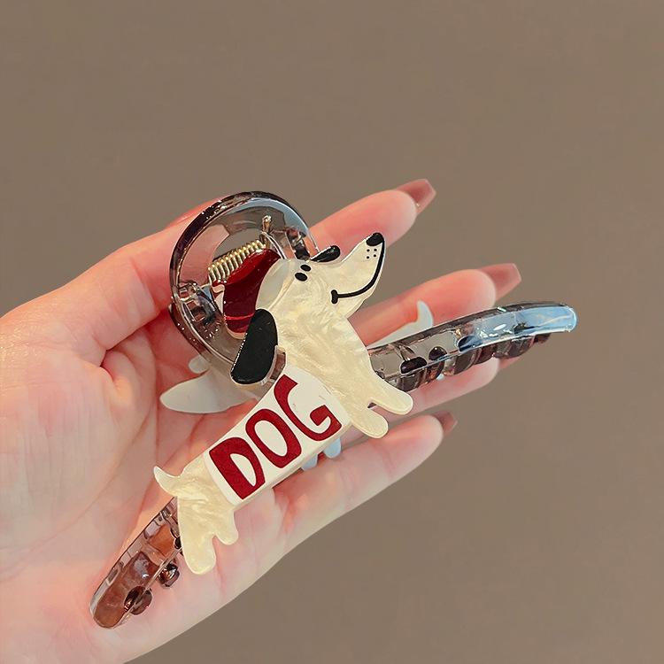 

Очаровательная большая заколка-краб для волос для женщин - 2024 прозрачная серая заколка-акула с передовым чувством и стильным темпераментом.