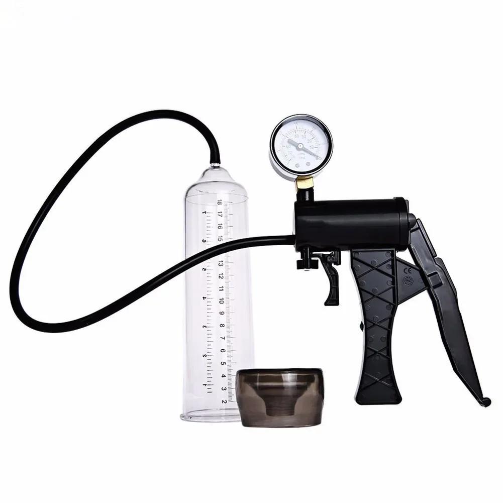 Manual Penis Pump, Vacuum Suction Pump, Male Penis Trainer, Big Cock Negative Pressure Exercise Tool Male Sex Toy 18 Adult Toys