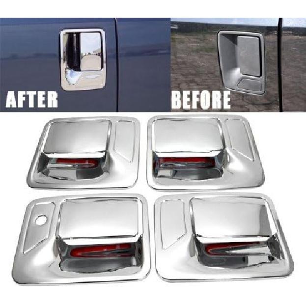 Chrome Door Handle Cover Set For Ford F250 F350 F450 F550 Super Duty 1999 2000 2001 2002 2003 2004 2005 2006 2007 2008 2009 2010 2011