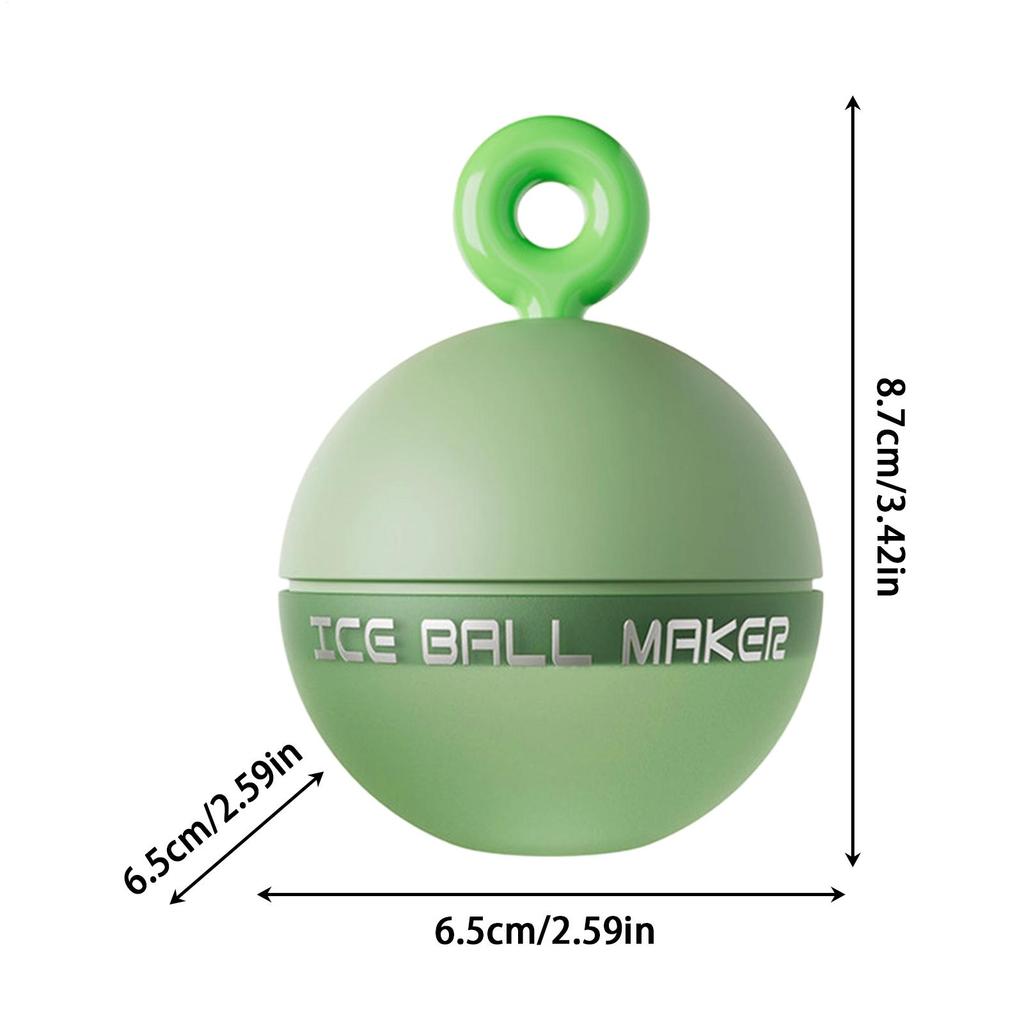 Ice Ball Mold 4 Piece Silicone Reusable Easy Release 6.5cm Round Ice Cubes Mold For Whiskey Cocktail Coffee Beer Cold Drinks