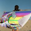 Japanese Wave Art Towel Microfiber Beach Towel Absorbent Quick dry Soft Yoga Swimming Resort Mountain Climbing Towel