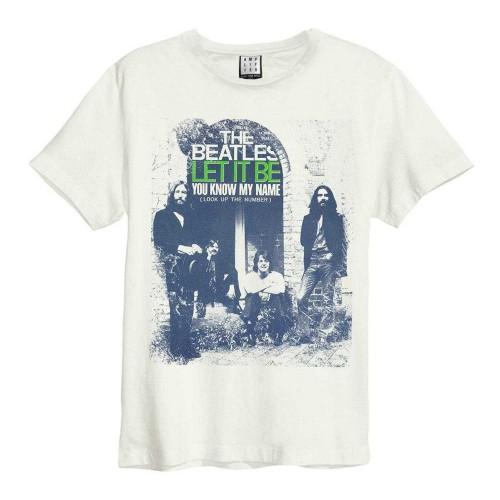 Amplified Unisex Adult You Know My Name The Beatles Vintage T-Shirt