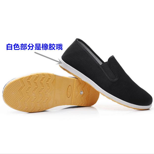 Spring and summer cloth shoes men's old Beijing cloth shoes single shoes men's driving work men's black cloth shoes mountaineering shoes non-slip labo
