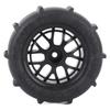 4 Pcs RC Beach Tires 1/14 1/16 1/18 Universal Rubber Plastic Good Grip Strong Cushioning RC Car Desert Wheels