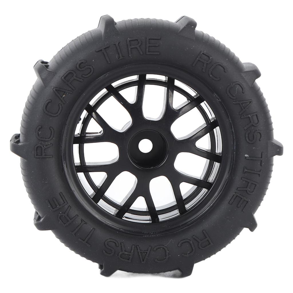 4 Pcs RC Beach Tires 1/14 1/16 1/18 Universal Rubber Plastic Good Grip Strong Cushioning RC Car Desert Wheels