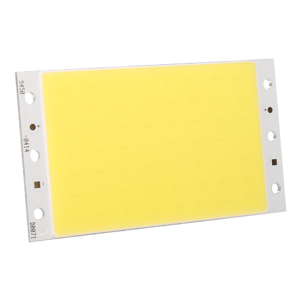 12V-14V 30W Durable COB LED Ultra Bright Light Lamp Band Bead Chip DIY 94*50MM Pure White 6500K