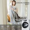 Wash Cotton Summer Quilt Cool Breathable Thin Quilt Soft and Comfortable Summer Cool Air Conditioning Quilt