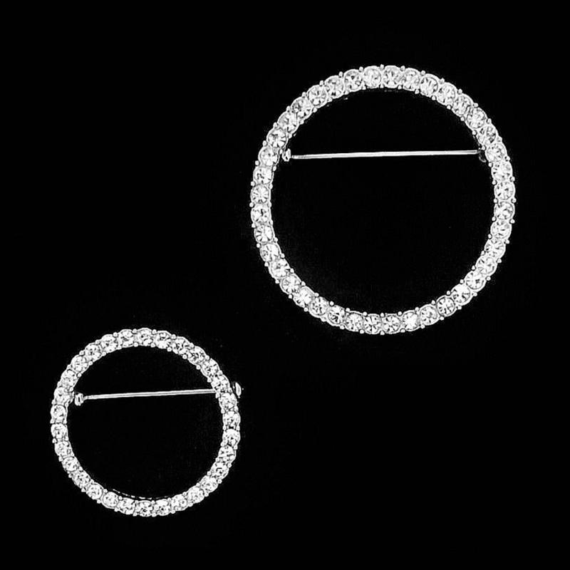 Porte-lunettes simple rond à cristaux Broche Mode Porte-lunettes de lecture Broche Bijou Broche de revers émaillée Breloque Cadeau