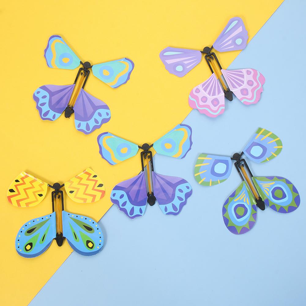 Surprise Prank Toy Birthday Party Magic Props Novelty Toys Flying Card Magical Flying Butterfly