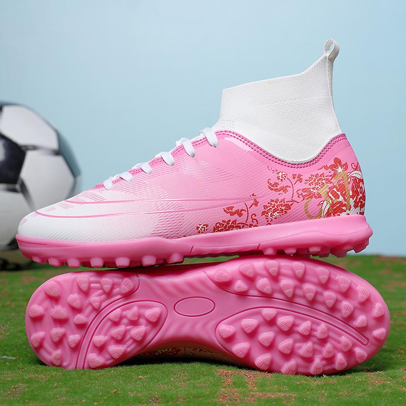 New Soccer Shoes for Men Professional Society Turf Training Youth Football Field Boots' Non-Slip TF Indoor Boys Football Shoes