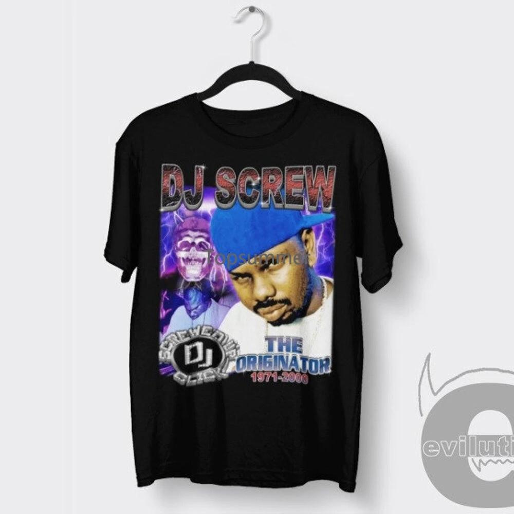 DJ SCREW The Originator Screwed Up Click HOUSTON RAP TShirt M6XL Unisex T-Shirt S