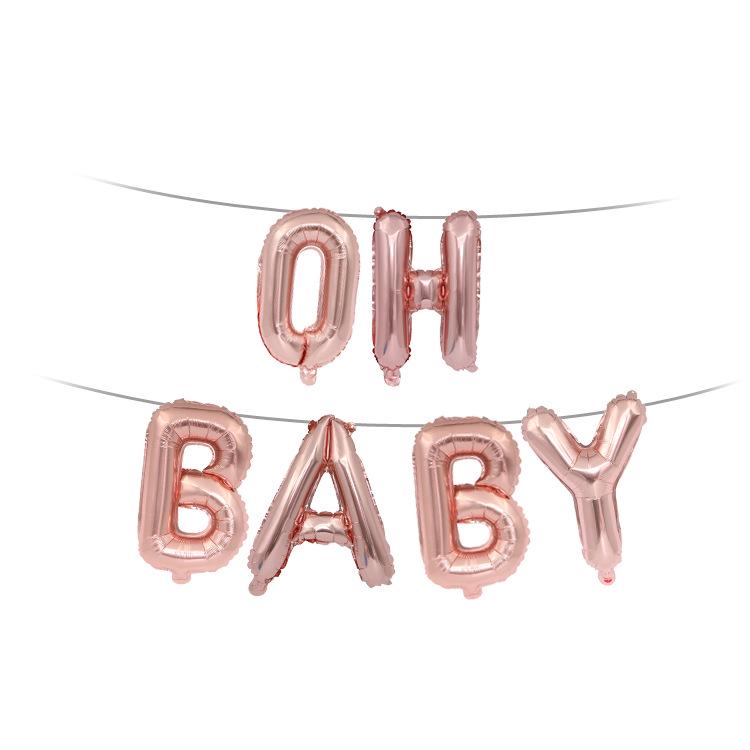 Rose Gold 'Bride to Be' Balloon Set for Wedding or Valentine's Day Party