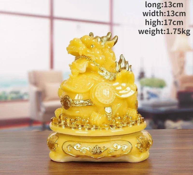 

Inviting Wealth Brave Ornament Toad Living Room Company Wine Cabinet Office Shop Decor жовтий
