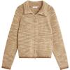 INMAN Retro Textured Lapel Sweater