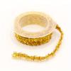 1pc Christmas Tinsel Garland Decoration - Metallic Shiny Ribbon for DIY Crafts, Festive Holiday Supply