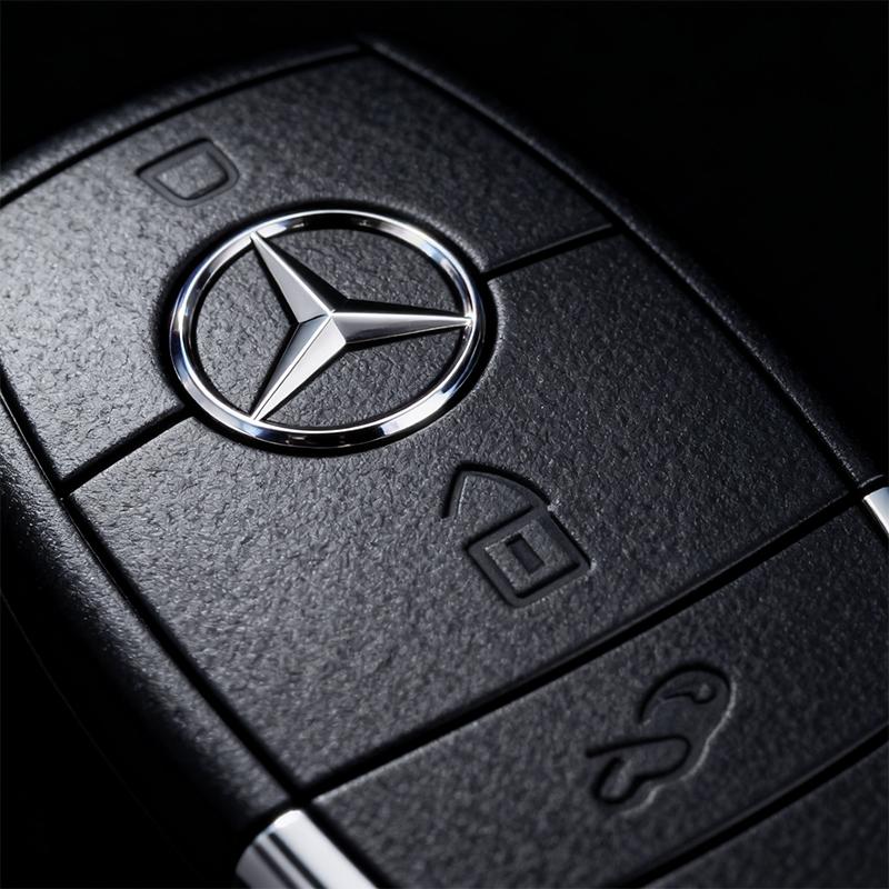 13mm Car Key Emblem Stickers Accessories For Mercedes Benz AMG E S C A B Class GLE GLS CLS GLC CLA GLA GLK GLB W205 W221 W177