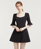 Ageunel Black Snow Dress