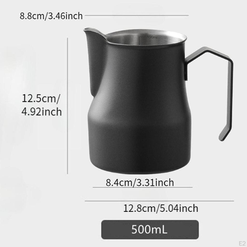 Mjölkskummare, Rostfritt stål Espressomaskin Tillbehör Ångning för kaffe