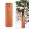 Winter Tree Trunk Freeze Protection Cover Cylindrical Tree Trunk Protector Drawstring Thermal Insulation Wrap For Outdoor Garden Palm Trees Shrub