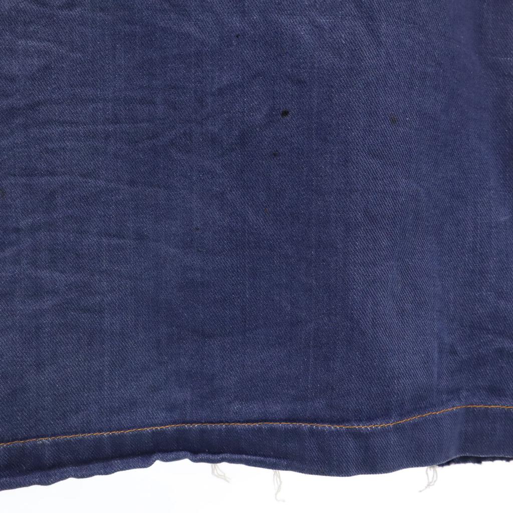 Valley Co 70s 80s vintage Denim Jacket L Navy jeans Men's Used